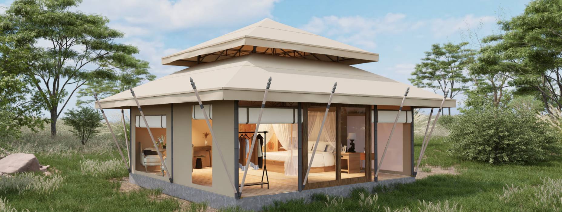 会东县户外野奢帐篷